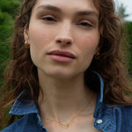 Monica Rich Kosann Earrings Monica Rich Kosann Rings of Saturn 18k Yellow, White, and Rose Gold Huggie Earrings