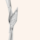 Monica Rich Kosann Bracelet Monica Rich Kosann Sterling Silver and White Sapphire Points North Bangle Bracelet