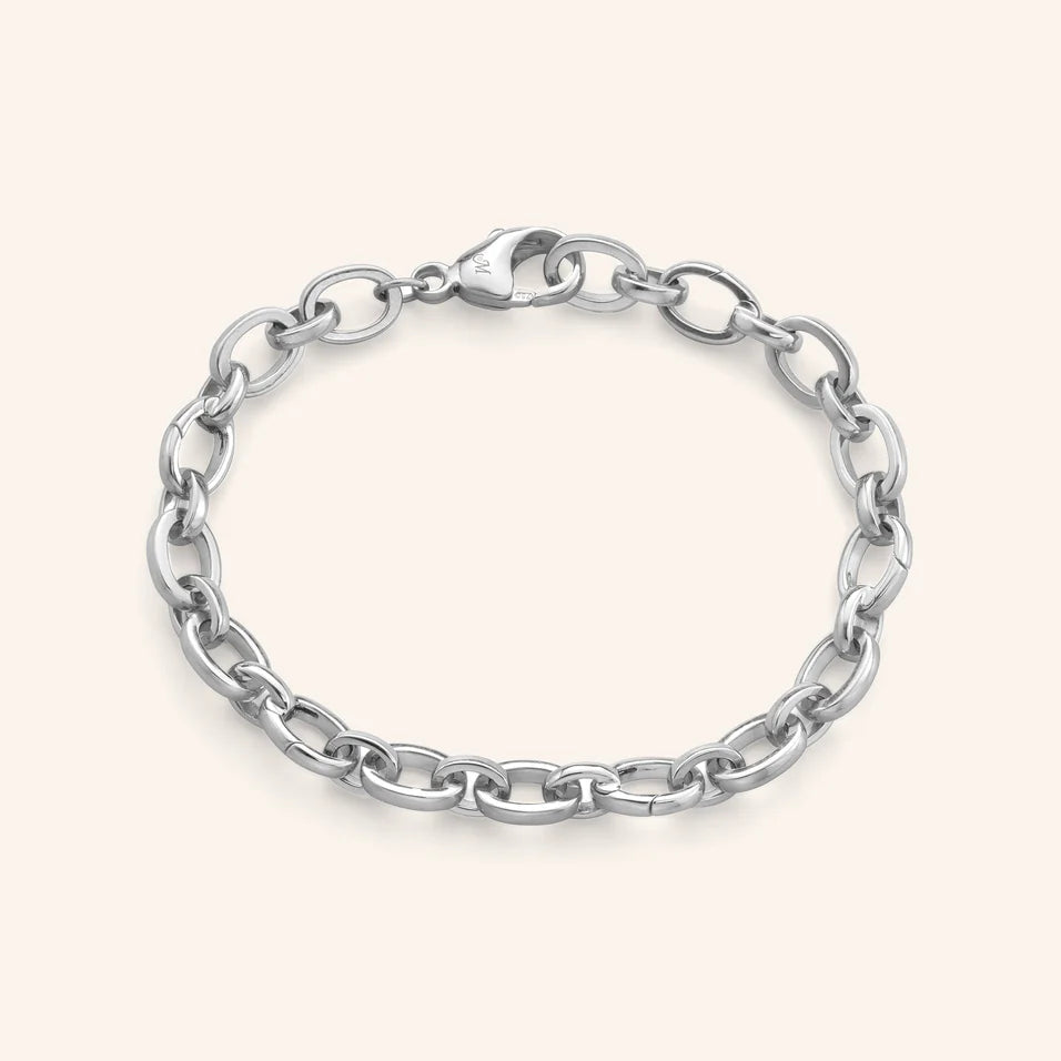 Monica Rich Kosann Bracelet Monica Rich Kosann Sterling Silver Audrey Hinged Charm Bracelet