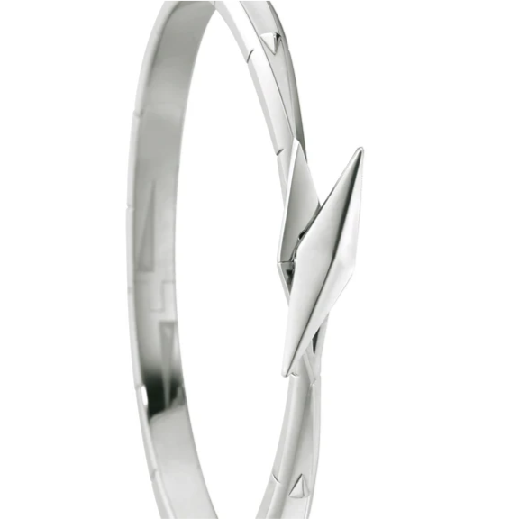 Monica Rich Kosann Bracelet Monica Rich Kosann Sterling Silver Points North Hinged Bracelet