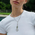 Monica Rich Kosann Necklaces and Pendants Monica Rich Kosann Sterling Silver Sun, Moon & Stars Medallion with White Sapphires