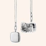 Monica Rich Kosann Necklaces and Pendants Monica Rich Kosann Sterling Silver Viv Locket Necklace
