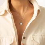 Monica Rich Kosann Necklaces and Pendants Monica Rich Kosann Sterling Silver Viv Locket Necklace