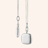 Monica Rich Kosann Necklaces and Pendants Monica Rich Kosann Sterling Silver Viv Locket Necklace