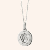 Monica Rich Kosann Necklaces and Pendants Monica Rich Kosann Sterling Silver “Warrior” White Sapphire Lion Intaglio Charm