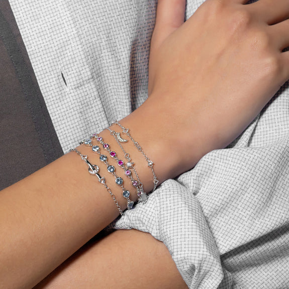 Monica Rich Kosann Bracelet Monica Rich Kosann Strength Arrow Petite Sterling Silver Posey Bracelet