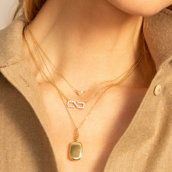 Monica Rich Kosann Necklaces and Pendants Monica Rich Kosann The Symbol 18k Yellow Gold Diamond Necklace