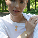 Monica Rich Kosann Monica Rich Kosann Tokens of Luck 18k Yellow Gold Diamond Necklace