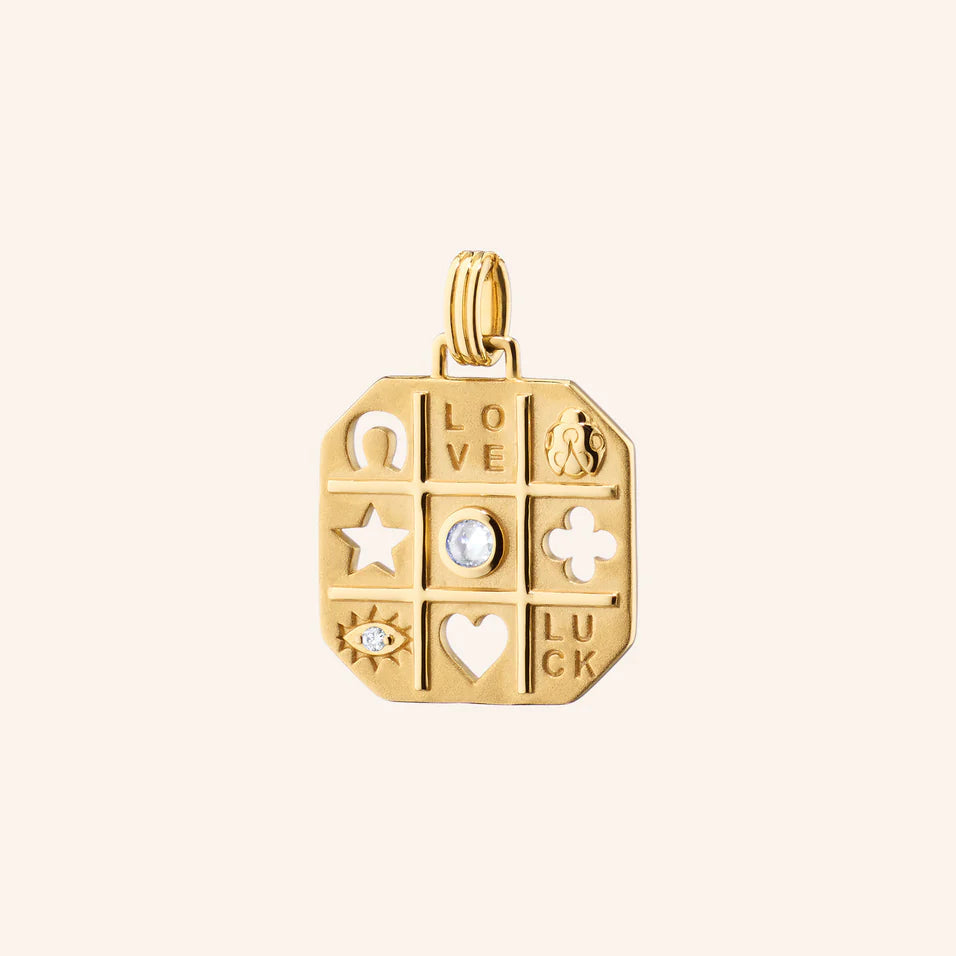 Monica Rich Kosann Monica Rich Kosann Tokens of Luck 18k Yellow Gold Diamond Pendant