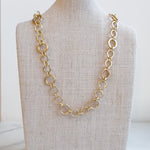 pag Necklaces and Pendants Estate Tiffany & Co. 18K Yellow Gold Circles Neck Chain