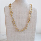 pag Necklaces and Pendants Estate Tiffany & Co. 18K Yellow Gold Circles Neck Chain
