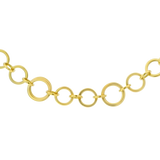 pag Necklaces and Pendants Estate Tiffany & Co. 18k Yellow Gold Circles Neck Chain