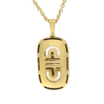 PAGE Estate Necklaces and Pendants Bvlgari Estate 18K Yellow Gold Parentesi Pendant Necklace