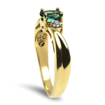 PAGE Estate Ring Copy of Estate 14K Yellow Gold Green Tourmaline Ring 7.00