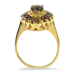 PAGE Estate Ring Copy of Estate 18k Yellow Gold Oval Cabochon Ruby Ring 6.5