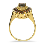 PAGE Estate Ring Copy of Estate 18k Yellow Gold Oval Cabochon Ruby Ring 6.5