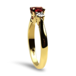 PAGE Estate Ring Copy of Estate 9K Yellow Gold Oval Amethyst Ring 3.75