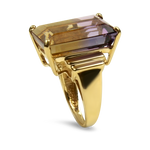 PAGE Estate Ring Estate 10k Yellow Gold Ametrine Ring 4.5