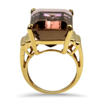 PAGE Estate Ring Estate 10k Yellow Gold Ametrine Ring 4.5