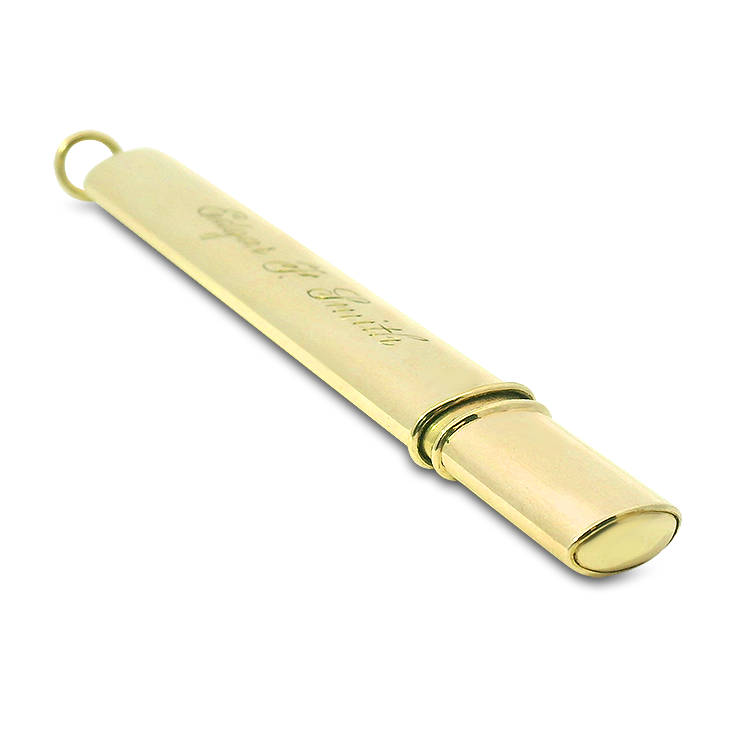 PAGE Estate Necklaces and Pendants Estate 10K Yellow Gold Carpenter Pencil Holder Pendant