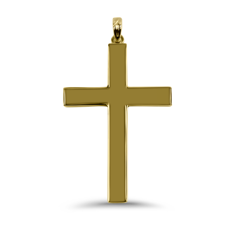 PAGE Estate Necklaces and Pendants Estate 10k Yellow Gold Cross Pendant