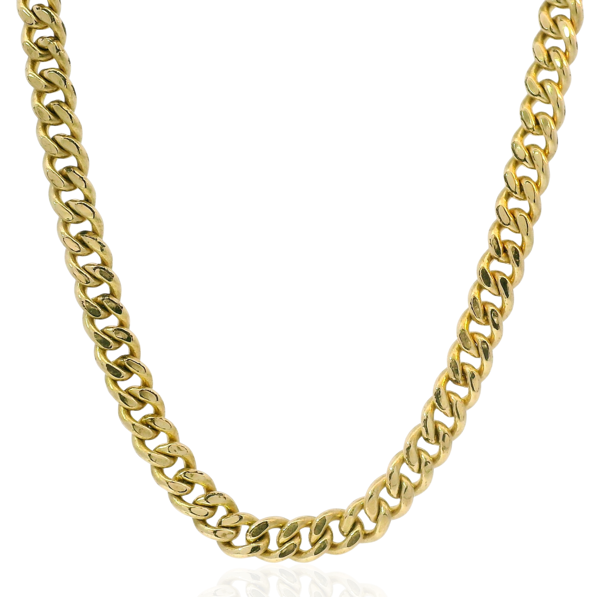PAGE Estate Necklaces and Pendants Estate 10K Yellow Gold Curb Link Chain