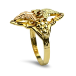 PAGE Estate Ring Estate 10K Yellow & Rose Gold Black Hills Ring 7