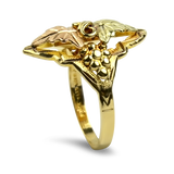 PAGE Estate Ring Estate 10K Yellow & Rose Gold Black Hills Ring 7
