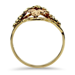 PAGE Estate Ring Estate 10K Yellow & Rose Gold Black Hills Ring 7