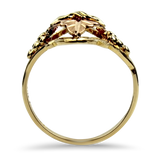 PAGE Estate Ring Estate 10K Yellow & Rose Gold Black Hills Ring 7