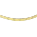PAGE Estate Necklaces and Pendants Estate 14K Two-Tone Omega Necklace