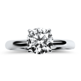 PAGE Estate Ring Estate 14k White Gold Diamond Engagement Ring 5.5