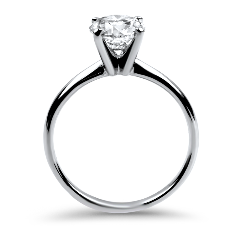 PAGE Estate Ring Estate 14k White Gold Diamond Engagement Ring 7