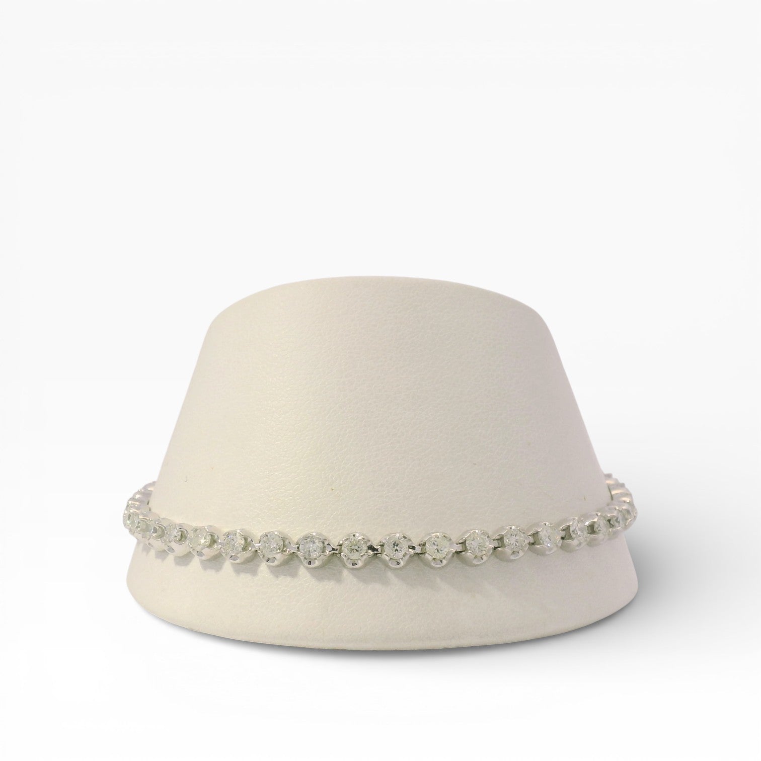 PAGE Estate Bracelet Estate 14k White Gold Diamond Tennis Bracelet - 3.00ctw