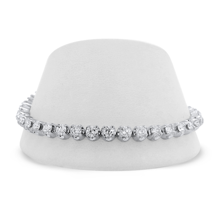 PAGE Estate Bracelet Estate 14k White Gold Diamond Tennis Bracelet - 5.83ctw