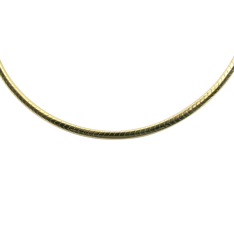 PAGE Estate Necklaces and Pendants Estate 14k Yellow Gold 16" Omega Necklace
