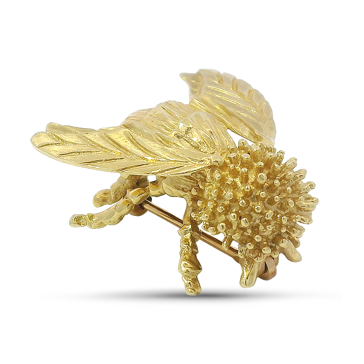 PAGE Estate Necklaces and Pendants Estate 14K Yellow Gold Bumble Bee Pin
