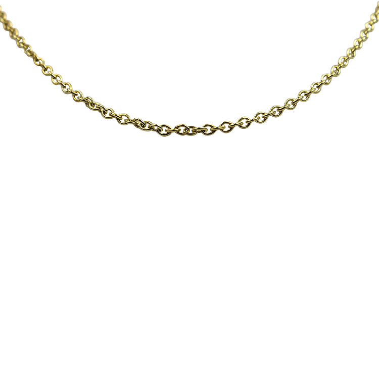 PAGE Estate Necklaces and Pendants Estate 14k Yellow Gold Cable Link Chain