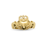 PAGE Estate Ring Estate 14K Yellow Gold Claddagh Ring 6.5