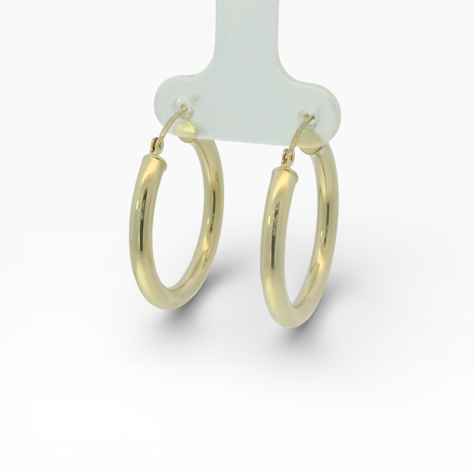 PAGE Estate Earrings Estate 14K Yellow Gold Classic Hoop Earrings