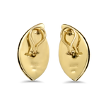 PAGE Estate Earring Estate 14k Yellow Gold Cloisonne Earrings
