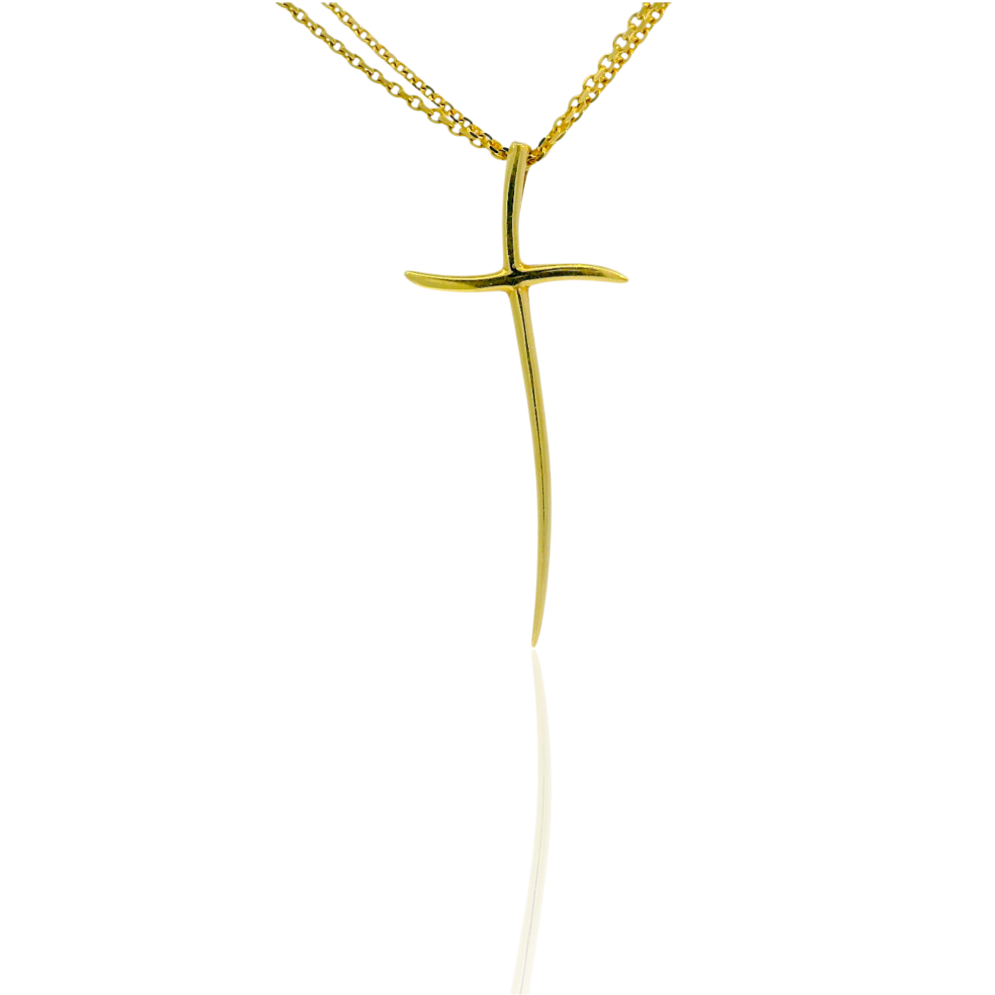 PAGE Estate Necklaces and Pendants Estate 14K Yellow Gold Cross Pendant