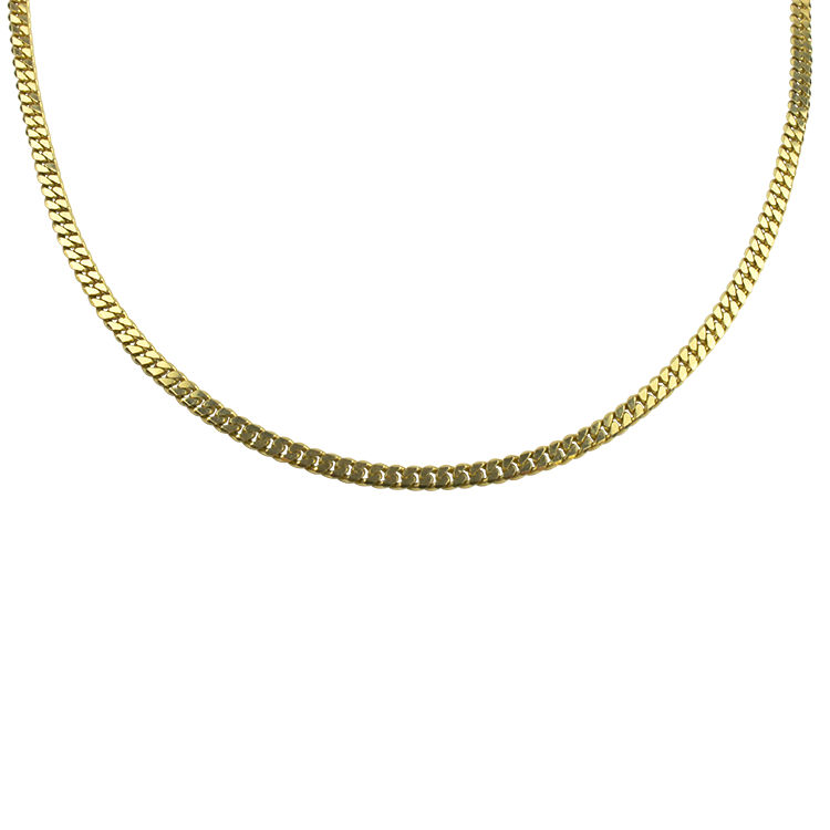 PAGE Estate Necklaces and Pendants Estate 14K Yellow Gold Curb Link Chain Necklace
