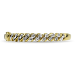 PAGE Estate Bracelet Estate 14k Yellow Gold Diamond Bangle Bracelet