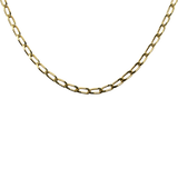 PAGE Estate Necklaces and Pendants Estate 14k Yellow Gold Elongated Curb Link Chain Necklace