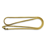 PAGE Estate Necklaces and Pendants Estate 14k Yellow Gold Flat Spiga Link Chain Necklace