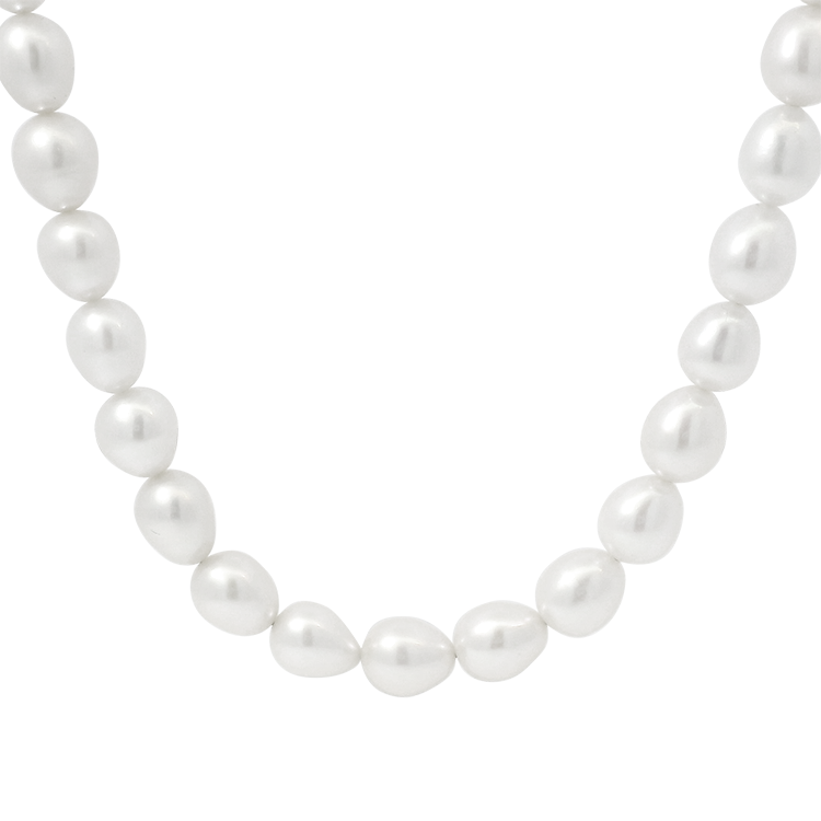 PAGE Estate Necklaces and Pendants Estate 14K Yellow Gold Freshwater Cultured Pearl Strand Necklace - 18"