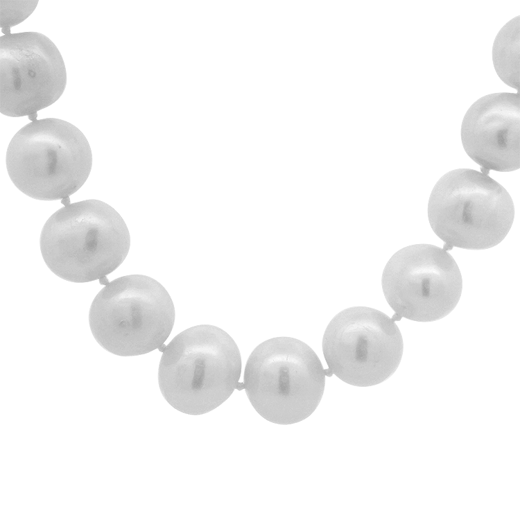 PAGE Estate Necklaces and Pendants Estate 14k Yellow Gold Freshwater Pearl Necklace