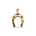 PAGE Estate Charm Estate 14K Yellow Gold Horseshoe Pendant
