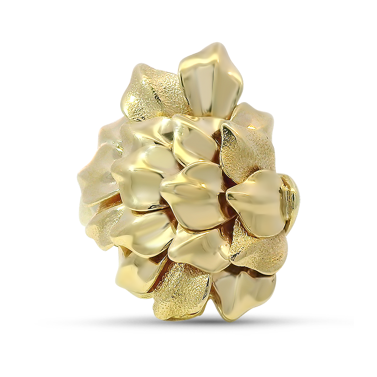 PAGE Estate Ring Estate 14K Yellow Gold Leaf Ring